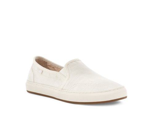 Női Sidewalk Surfers - Sanuk Avery Hemp Vegan Slip-on - Sanuk Fehér Cipő GQTIOY573